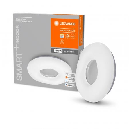 LEDVANCE SMART+ Orbis Cromo 500 CR WiFi Leuchte weiss, App-& Sprachsteuerung